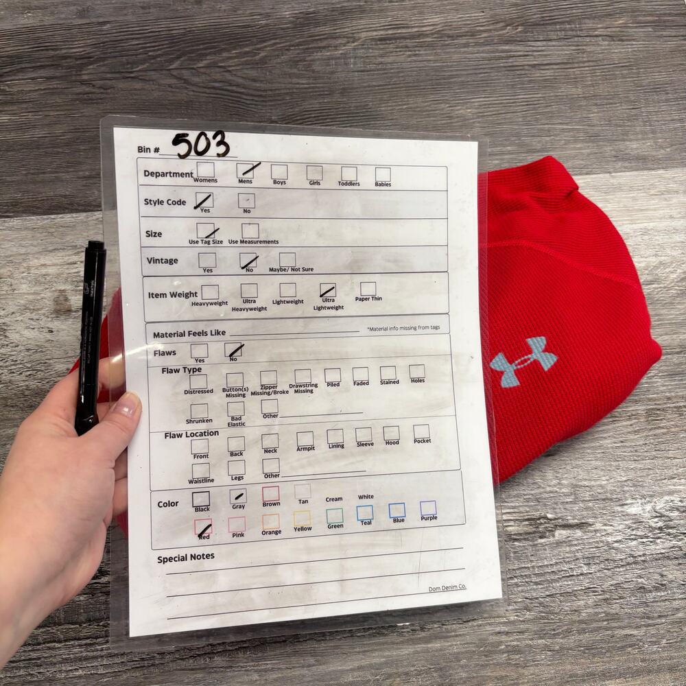 Under Armour Red Long Sleeve Performance Shirt - Picture 8 of 9